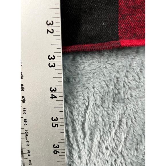 Men’s galyans heavy flannel workwear, large red plaid excellent condition - Picture 5 of 8